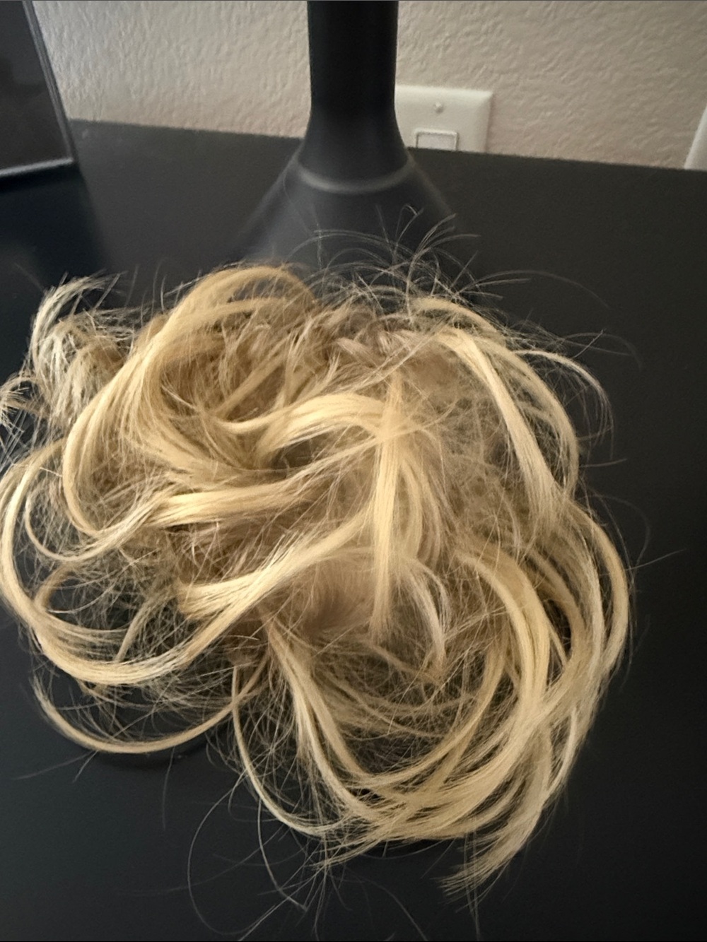 Blonde Clip-In Hairpiece - Natural Blonde Hair Bun